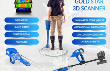 Gold Star 3D Scanner - Versatile Metal Detector with 3 Search Systems (3)